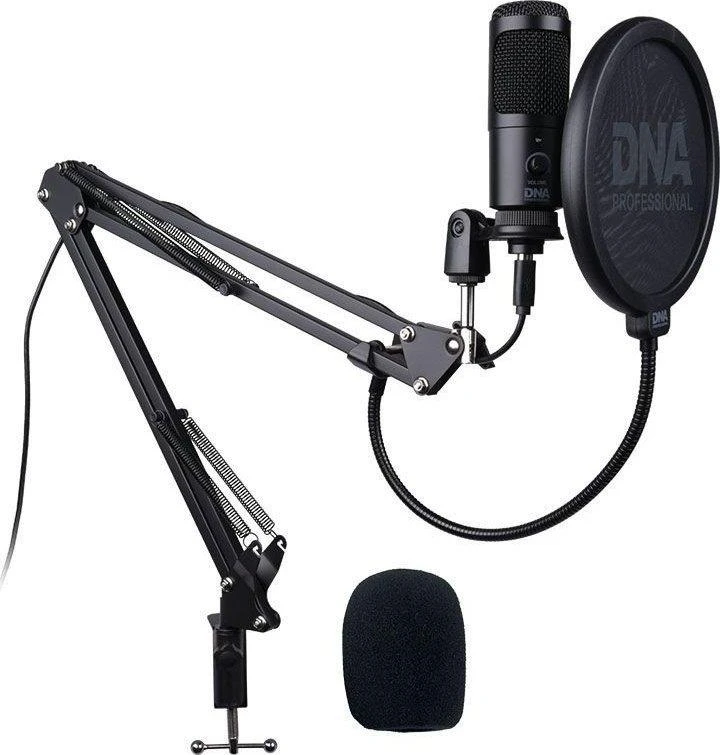Dna Professional USB kondensatorinio mikrofono komplektas DNA CM USB KIT