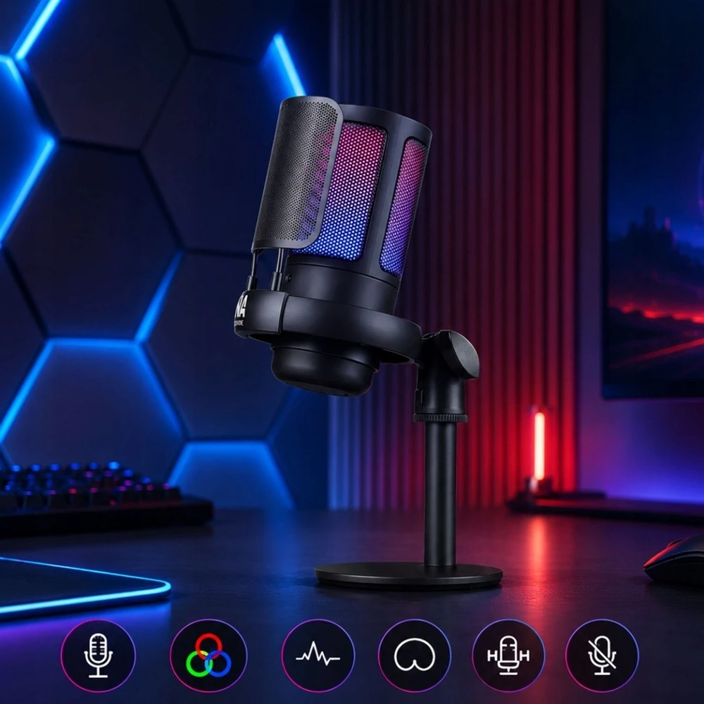 DNA GAMEMIC 1 mikrofon pojemnościowy USB RGB do ko
