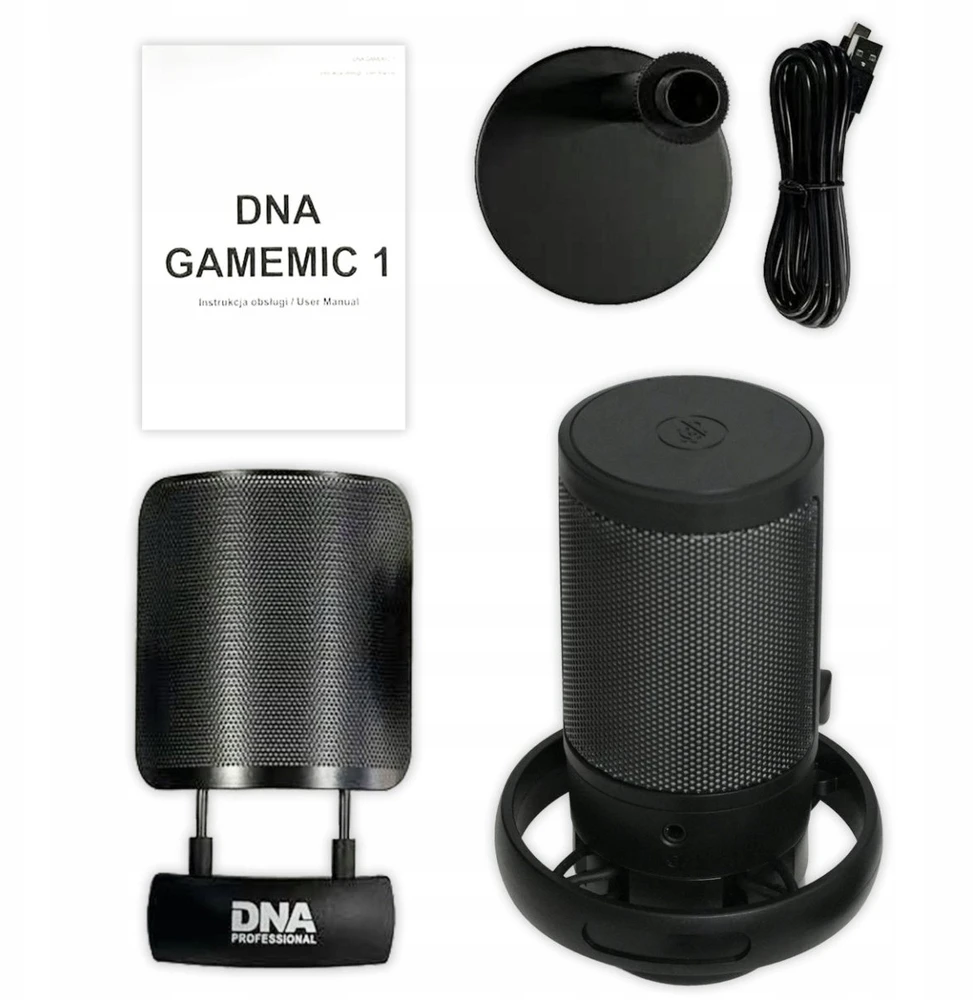 DNA GAMEMIC 1 mikrofon pojemnościowy USB RGB do ko