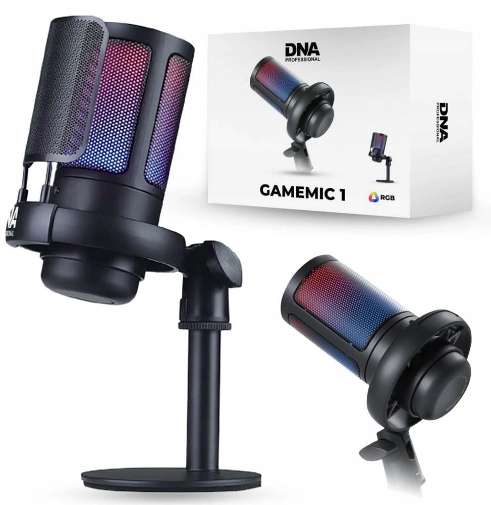 DNA GAMEMIC 1 mikrofon pojemnościowy USB RGB do ko