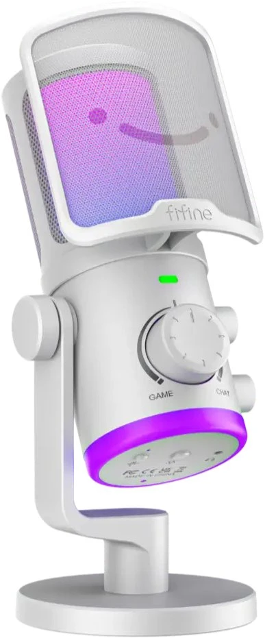 Mikrofonas Fifine AM6W AmpliGame