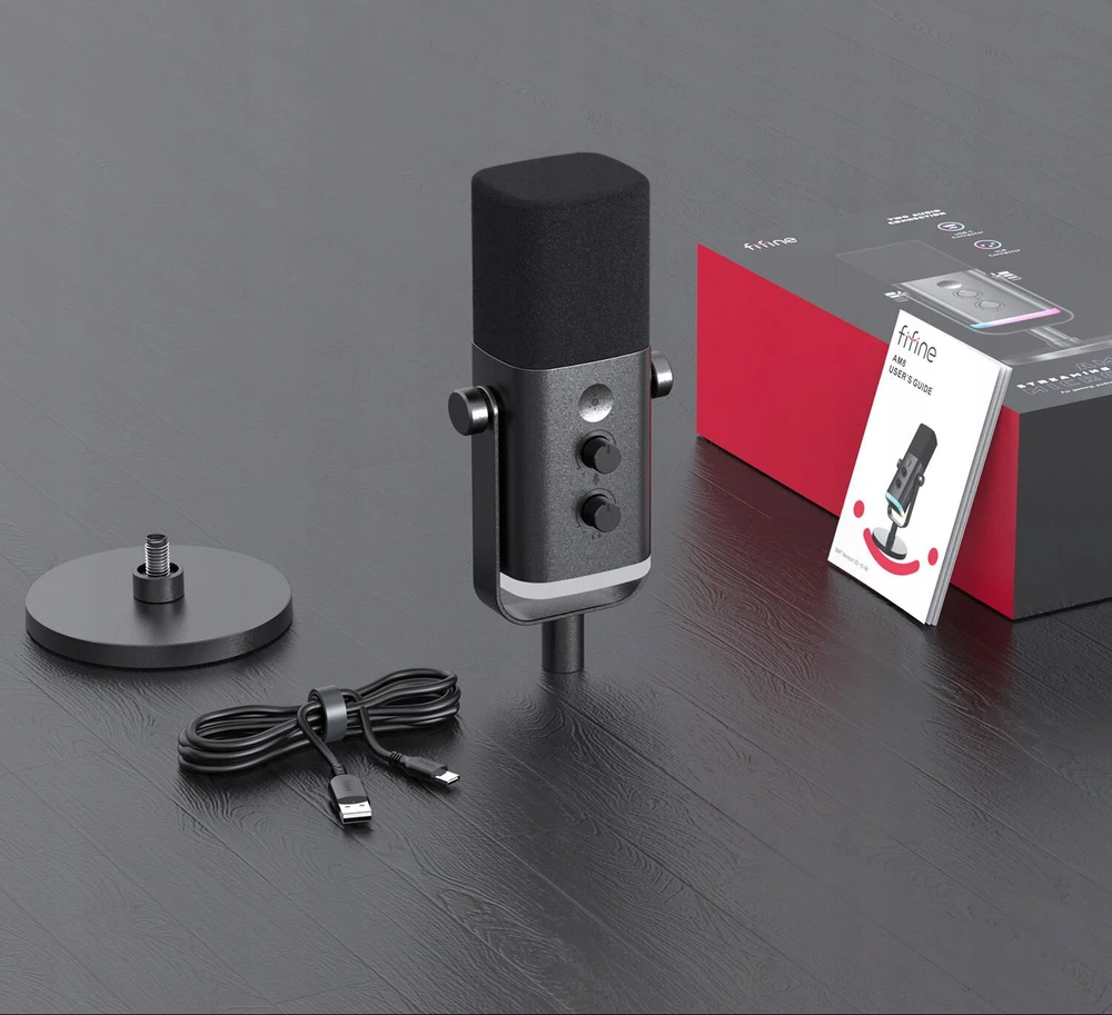 Mikrofonas Fifine AM8 Ampligame juodas