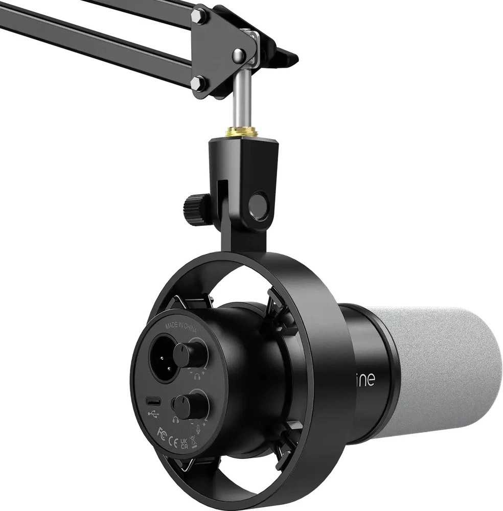 FIFINE K688CT laidinis dinaminis mikrofonas su stovu | USB/XLR (K688+CS1)