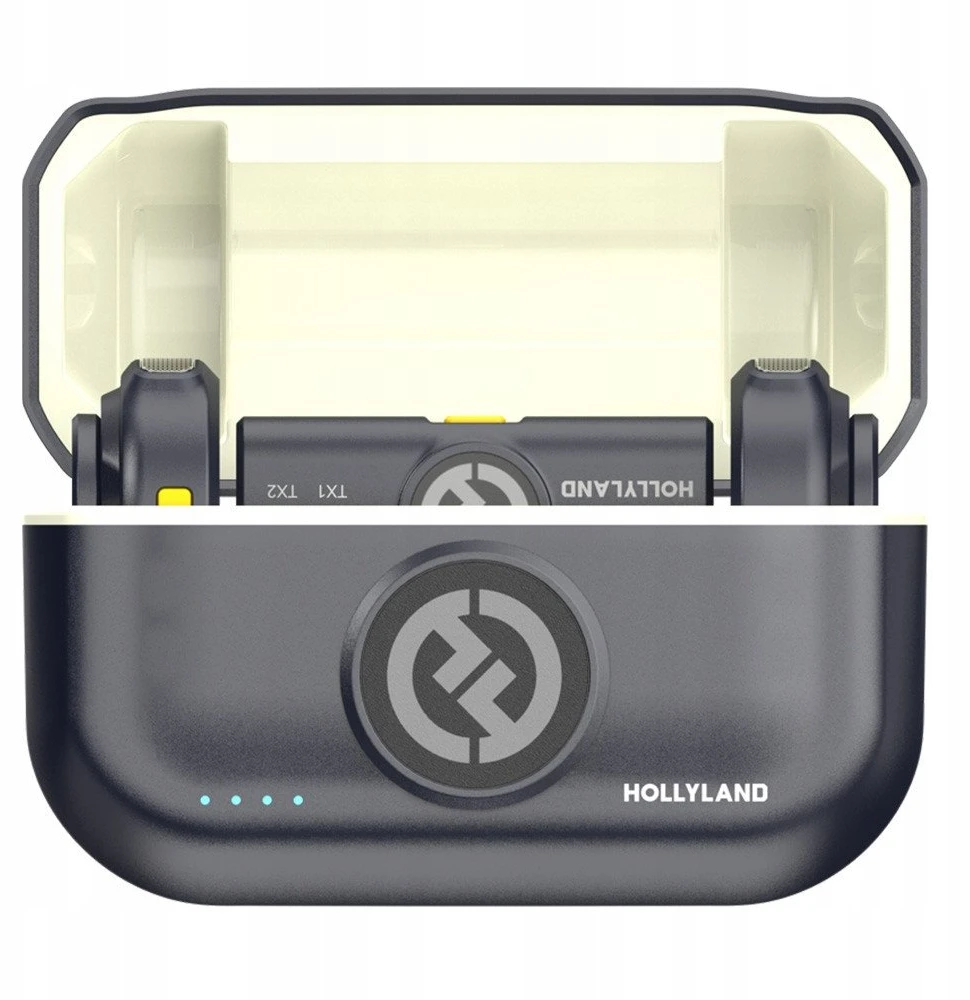 HOLLYLAND LARK M2 USB-C – BELAIDIS LAVALIER MIKROFONAS SU USB jungtimi (DUO, SHINE CHARCOAL)