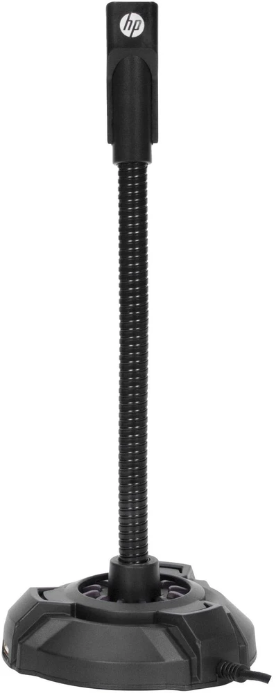 HP, kompiuterio mikrofonas, DHP-1100C, Juoda, USB šakotuvo LED lemputė