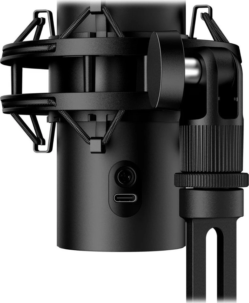 HyperX QuadCast 2 S kondensatorinis žaidimų mikrofonas | Juodas
