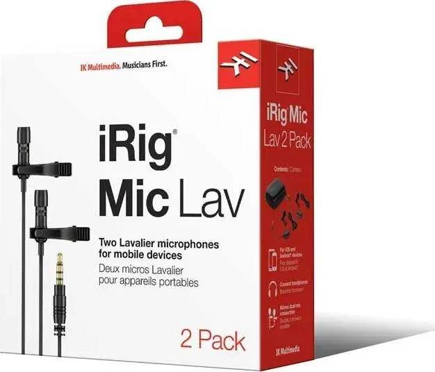 IK Multimedia iRig Mic Lav 2 mikrofonų rinkinys