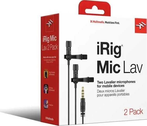 IK Multimedia iRig Mic Lav 2 mikrofonų rinkinys