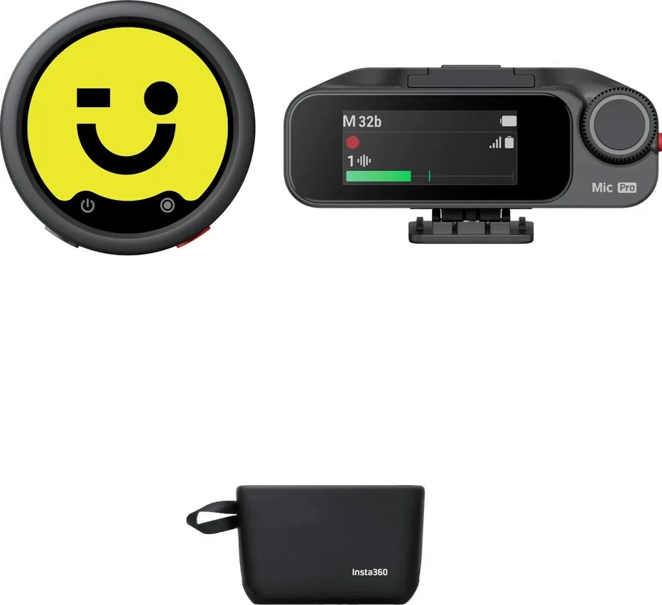 Mikrofonas Insta360 Mic Pro (1 TX + 1 RX) (Mic Pro02)