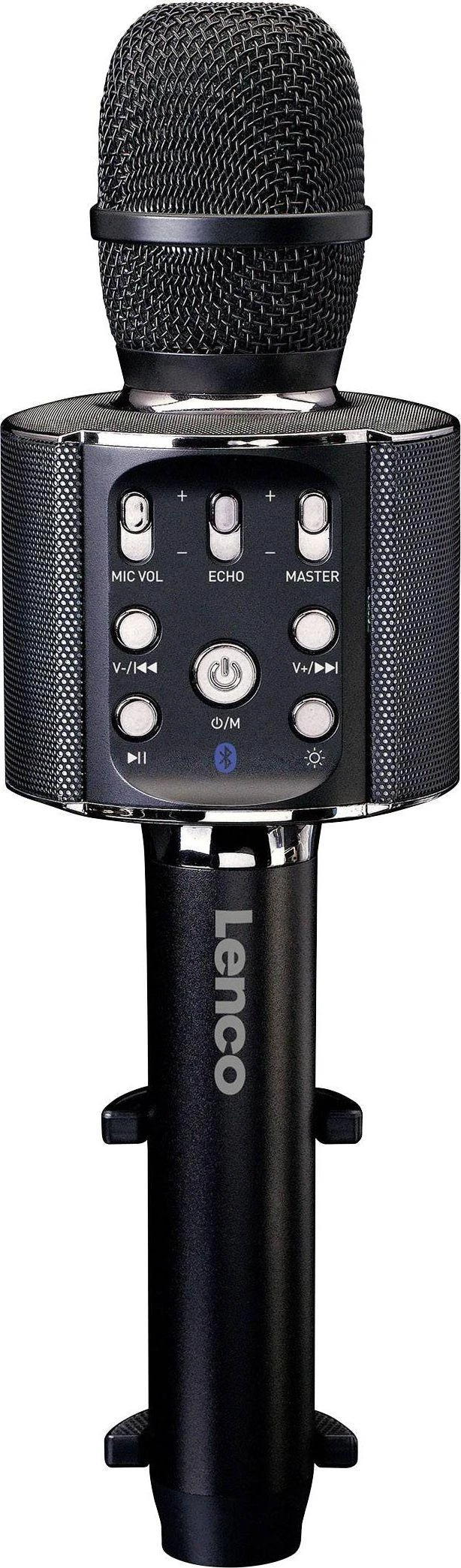 LENCO BMC-090 Karaoke-Mikrofonas, juodas