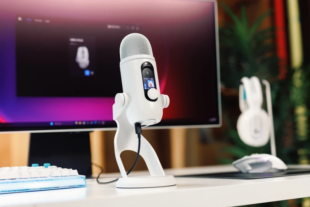 Mikrofonas Logitech G Yeti 2 balta (988-000592)