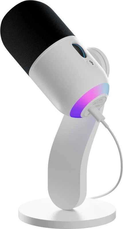 LOGITECH Yeti GX dinaminis RGB žaidimų mikrofonas su LIGHTSYNC OFF Baltas