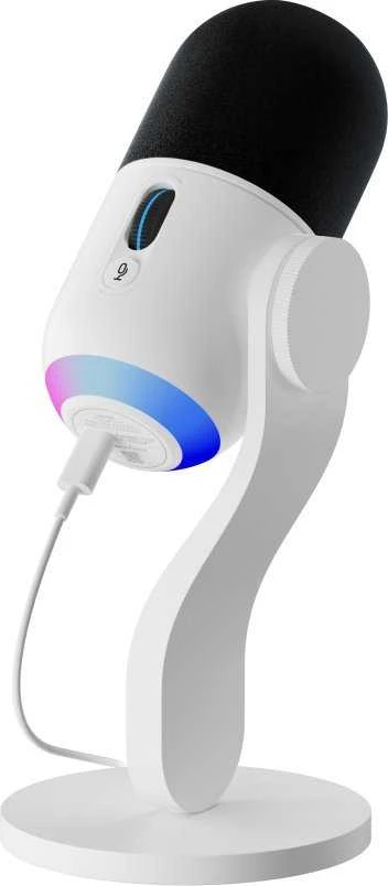 LOGITECH Yeti GX dinaminis RGB žaidimų mikrofonas su LIGHTSYNC OFF Baltas