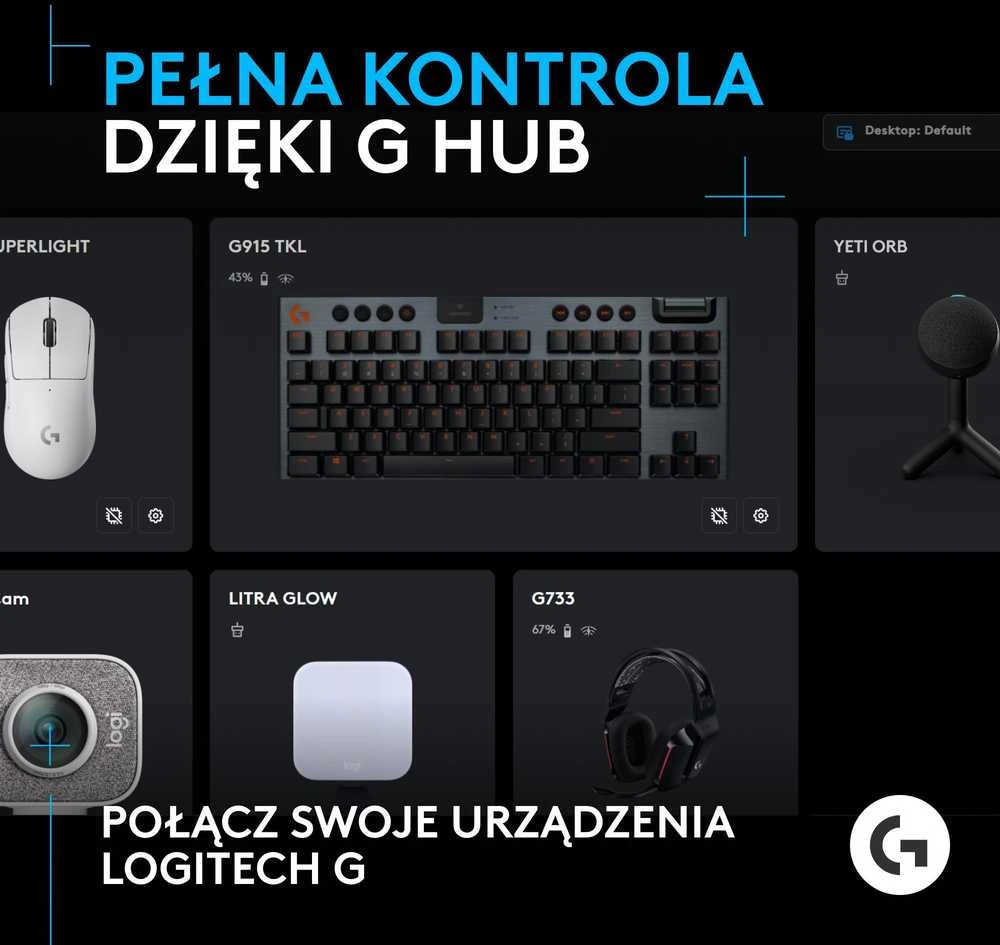 Logitech G Yeti Orb Juodas (Juodas) Kondensatorinis Mikrofonas