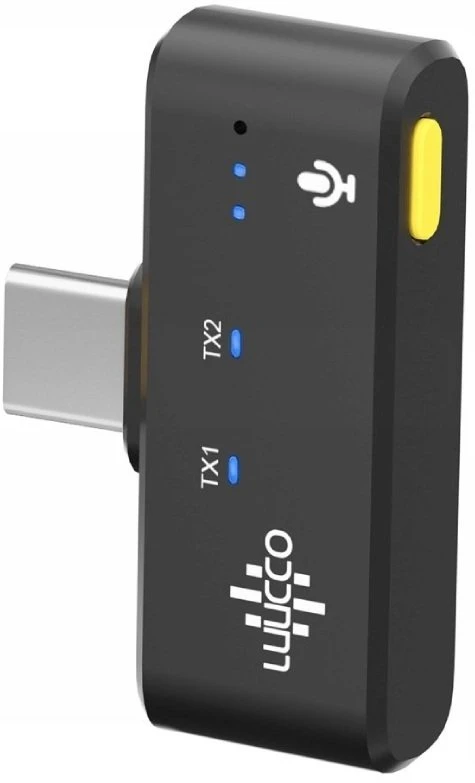 Mikrofonas Luucco MiniPods K2 USB-C juoda 2 vnt. + etui (SB11229)