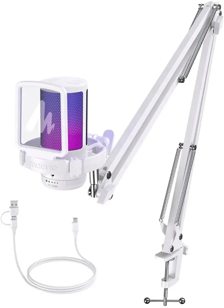 Maono „Vision DGM20S“ mikrofonas (baltas)