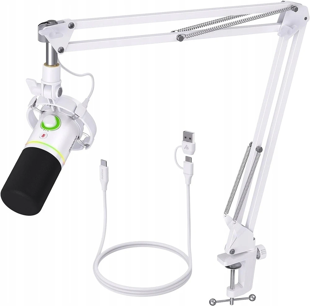 Maono Vision PD200XS mikrofonas (baltas)