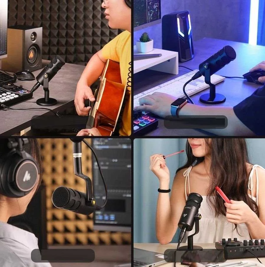 Maono PD100 mikrofonas juodas
