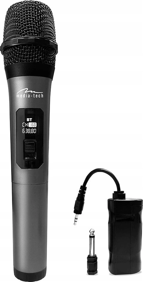 Nezatříděno Media tech Belaidis mikrofonas garsiakalbiams Karaoke MIC HERO WIRELESS MT398.
