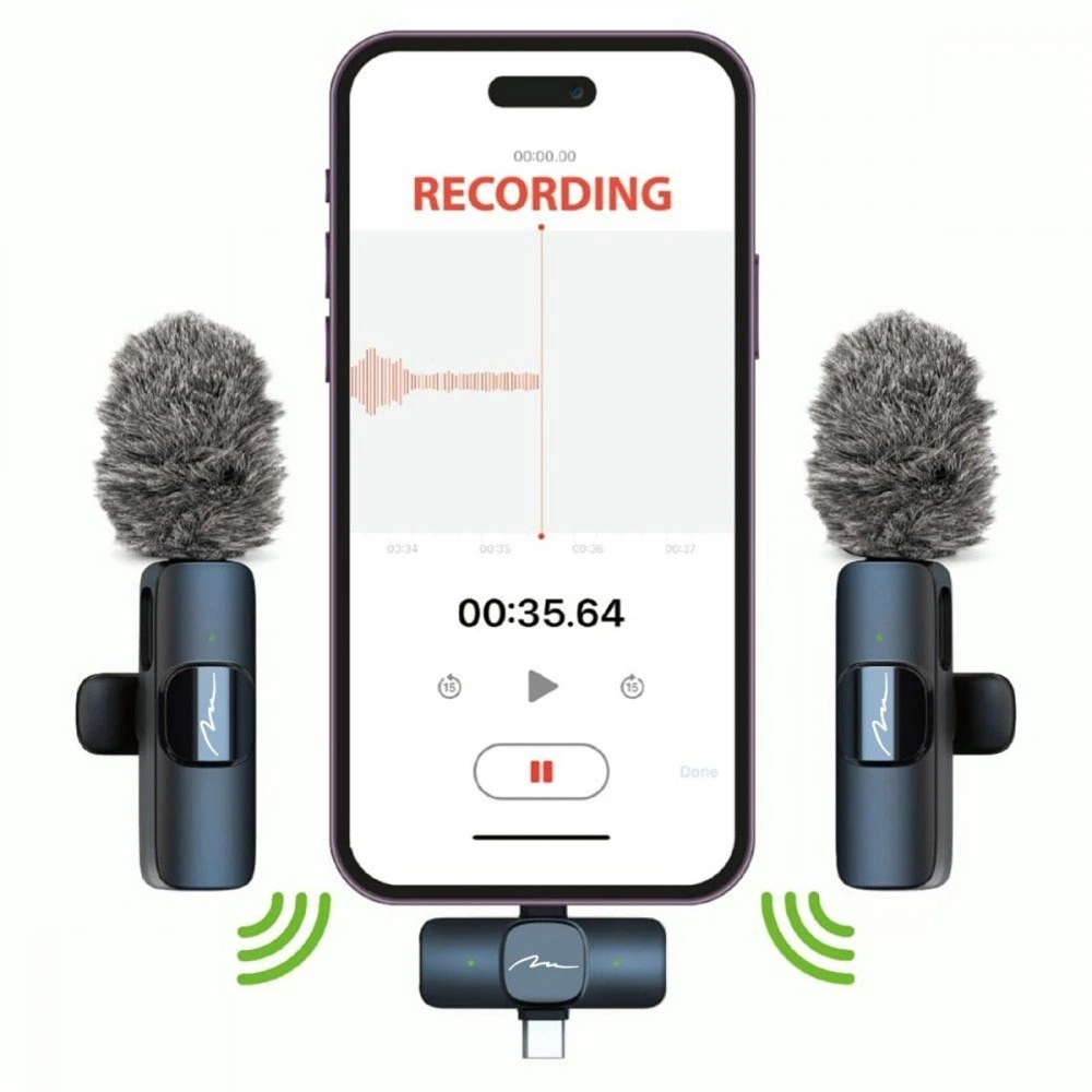 Media tech prisegamas mikrofonų komplektas Micro-Mic Duo MT416