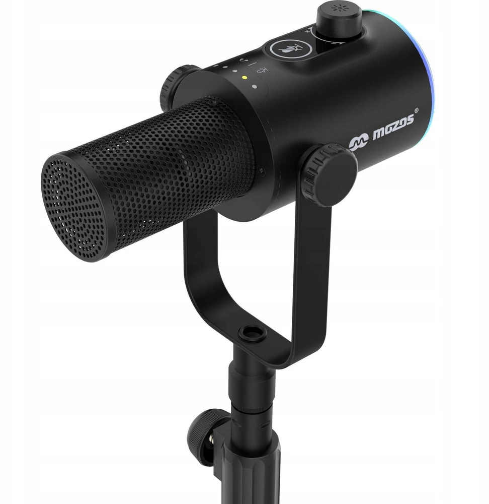 Mozos GM-ONE USB XLR RGB LED juoda