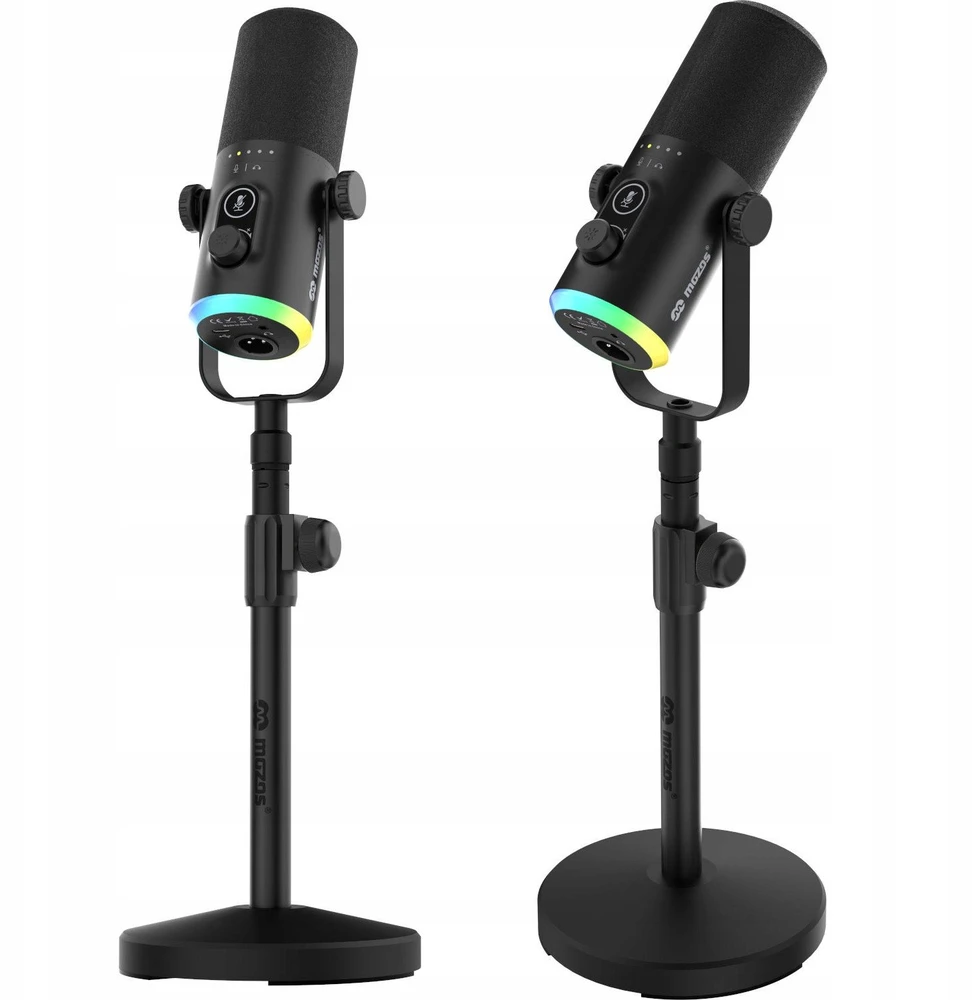 Mozos GM-ONE USB XLR RGB LED juoda
