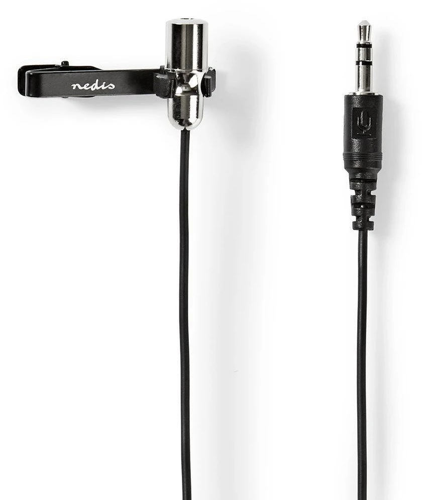 Nedis Prisegamas mikrofonas su 3.5mm jungtimi 1.8m