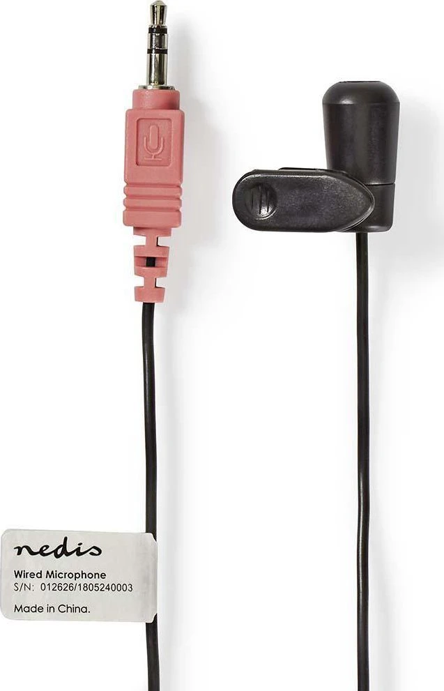 Nedis Prisegamas mikrofonas su 3.5mm jungtimi 1.8mm