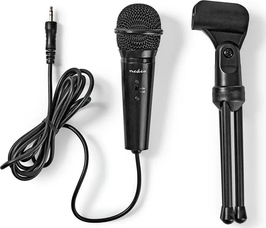 Mikrofonas Nedis MICTJ100BK
