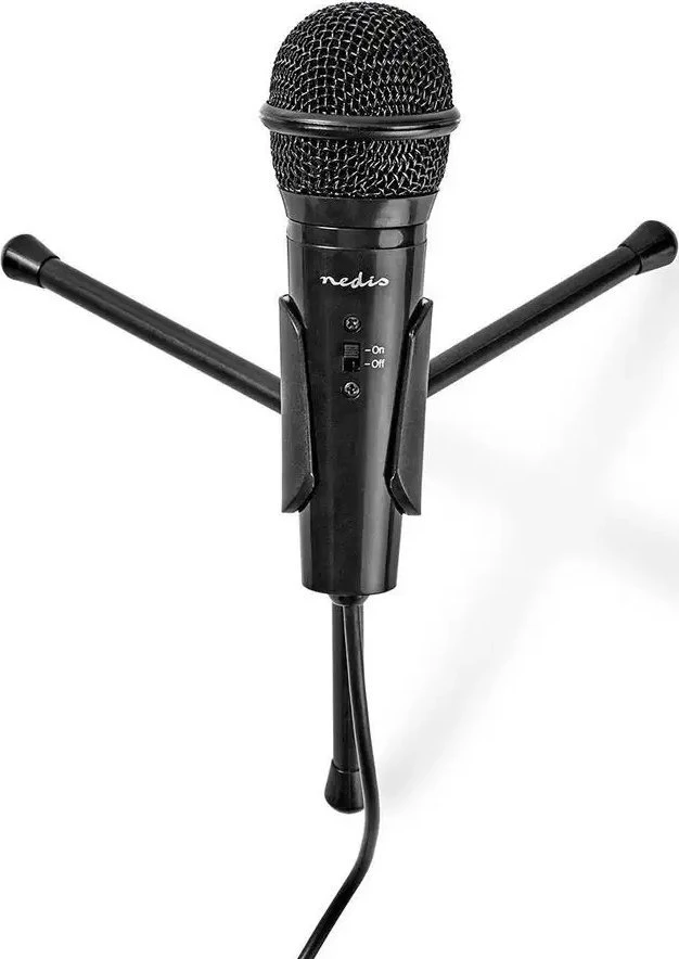 Mikrofonas Nedis MICTJ100BK