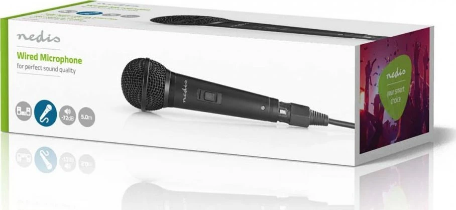 Mikrofonas Nedis MPWD25BK