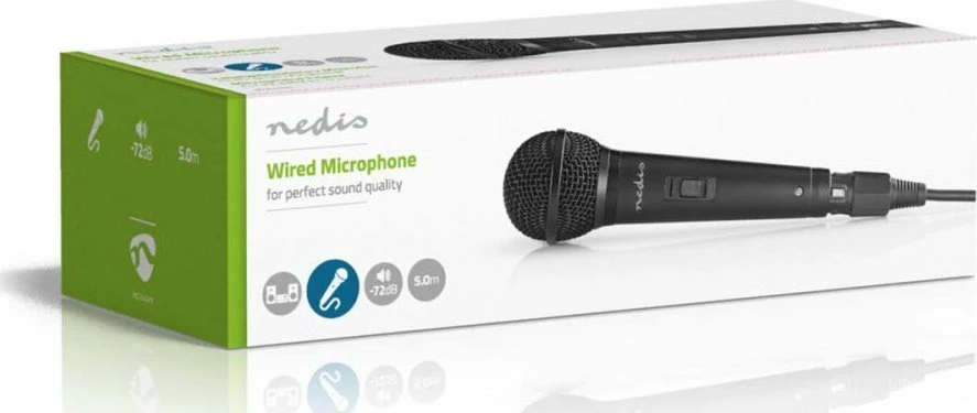 Mikrofonas Nedis MPWD25BK