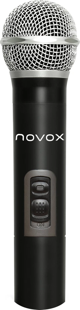 „Novox Free H1“ – belaidis rinkinys su rankiniu mikrofonu Juodas