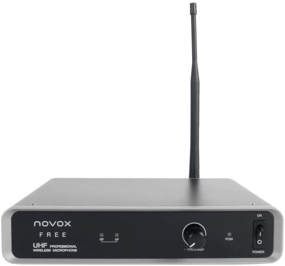 „Novox Free H1“ – belaidis rinkinys su rankiniu mikrofonu Juodas