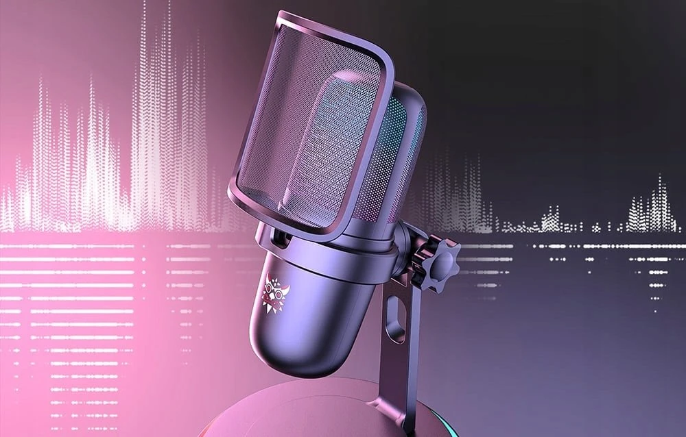 ONIKUMA M-730 microphone (juodas)