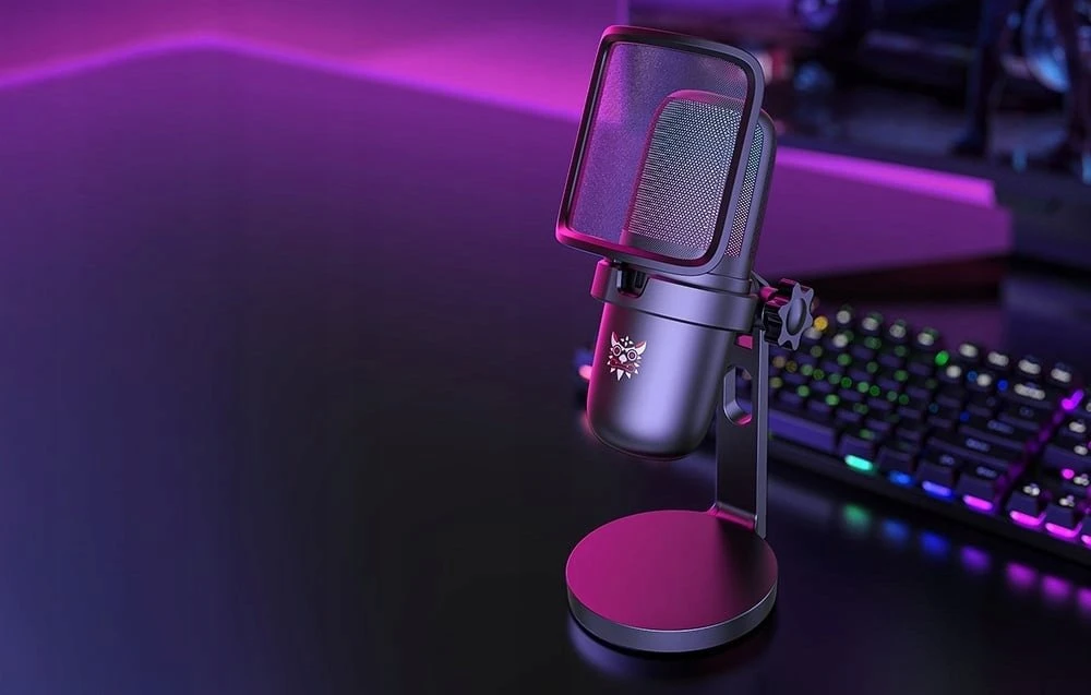 ONIKUMA M-730 microphone (juodas)