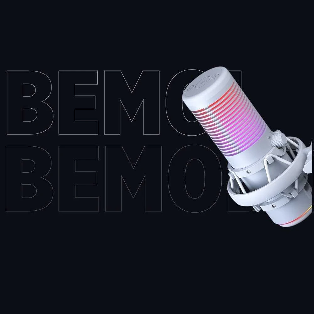 „Rampage Bemol RGB USB-C“ balta
