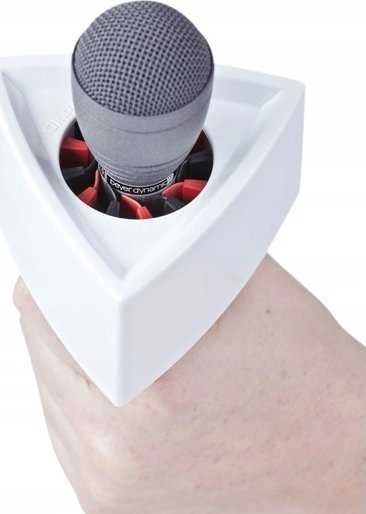 Mikrofono priedas - Rycote viengubas trikampis mikrofono vėliavėlė balta