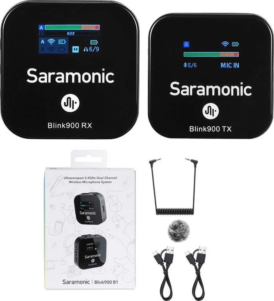 Saramonic Blink900 B1 belaidžio garso perdavimo rinkinys (RX + TX)
