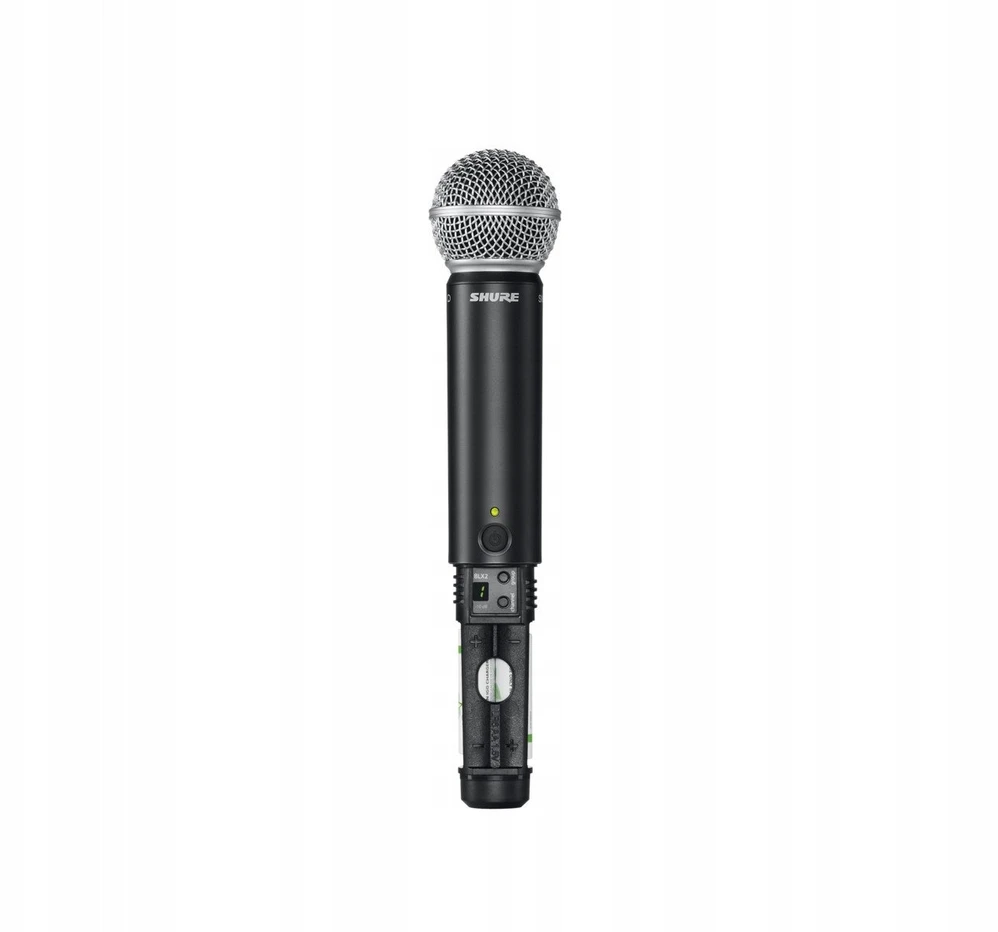 „Shure BLX288E/SM58-H8E“ – belaidė sistema su imtuvu ir dviem SM58 mikrofonais