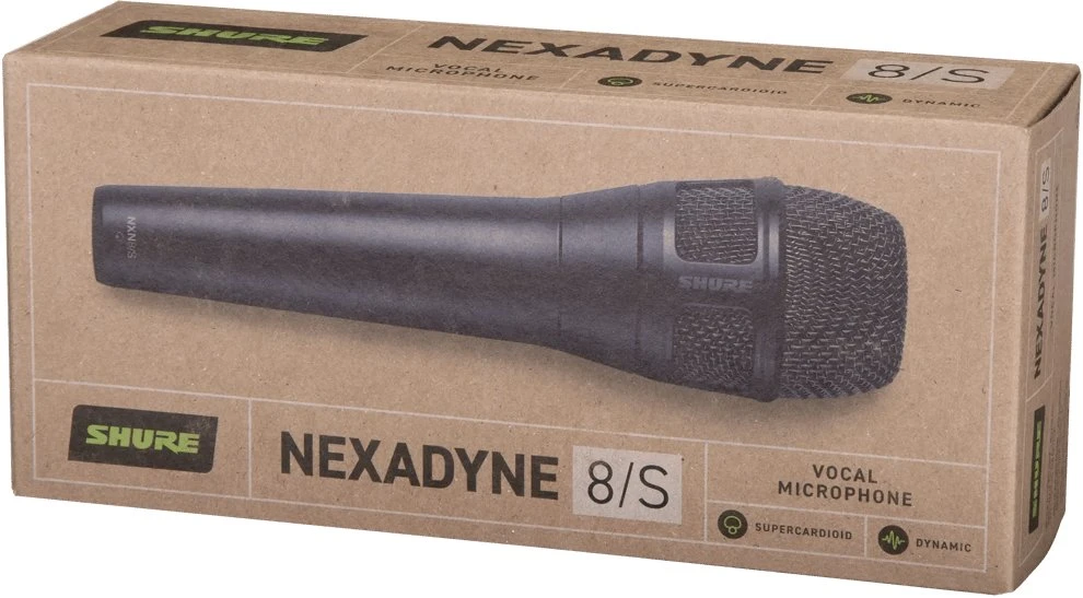Mikrofonas - Shure Nexadyne™ 8/S Superkardioidinis Juodas