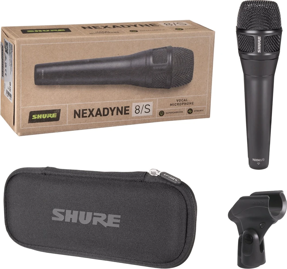 Mikrofonas - Shure Nexadyne™ 8/S Superkardioidinis Juodas
