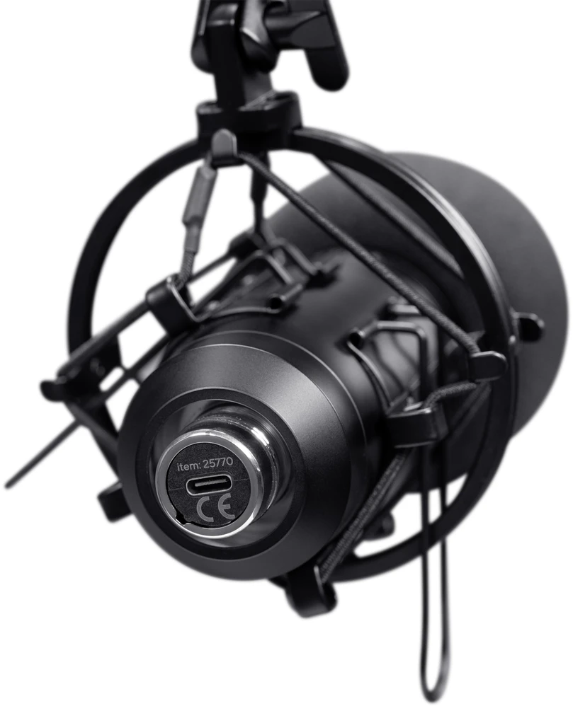 TRUST GXT 270 Emita II+ mikrofonas su reguliuojamu laikikliu | USB