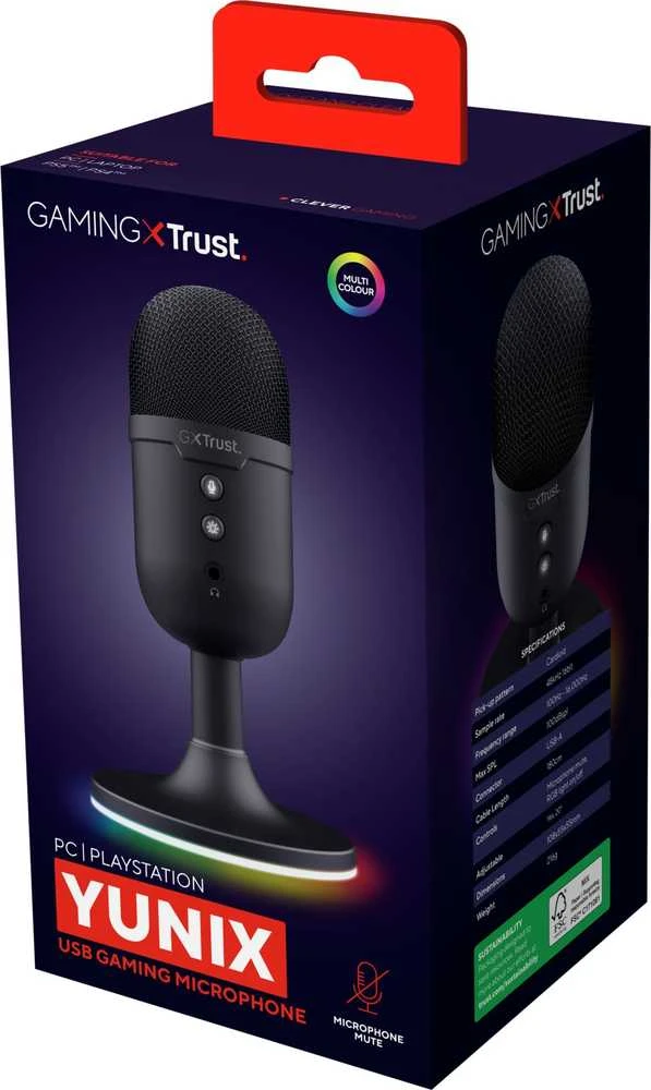 TRUST GXT234 YUNIX laidinis mikrofonas | USB