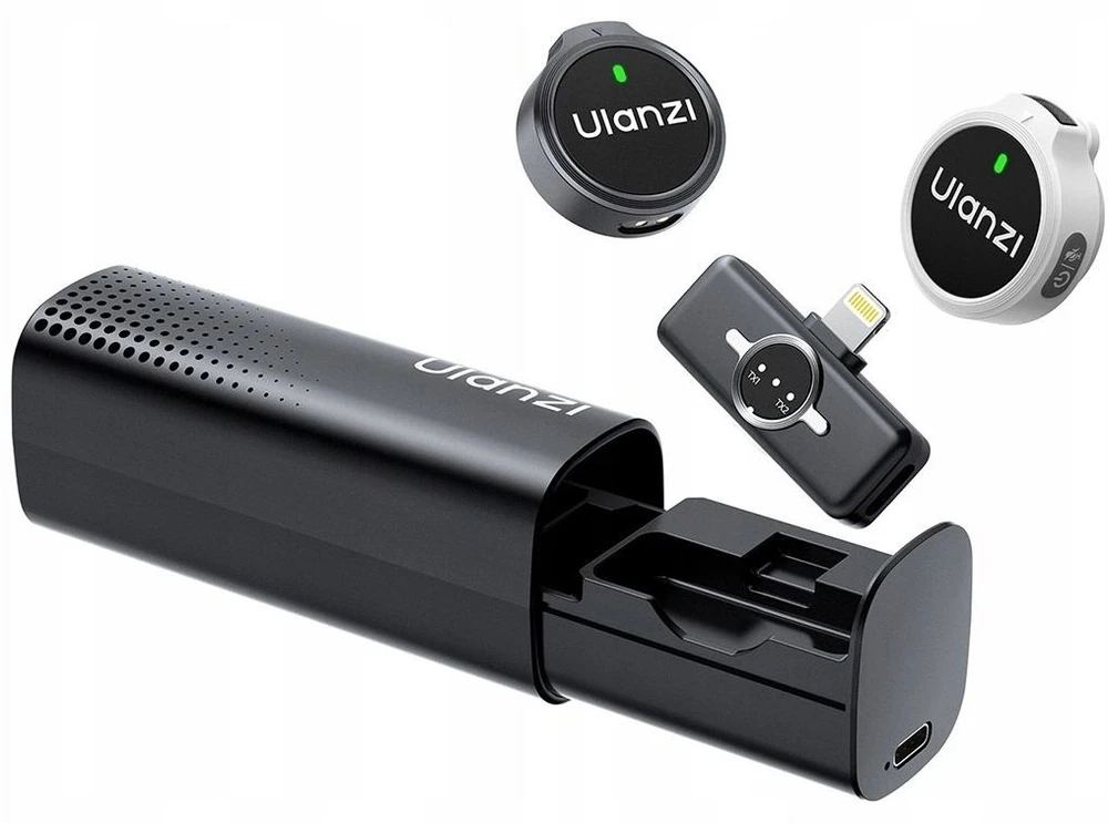 Mikrofonų sistema - ULANZI A30 Tiny Mic USB-C belaidis su triukšmo slopinimu