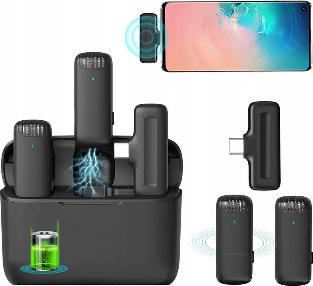 Rinkinys bevieliui garso perdavimui Ulanzi J12 - USB-C