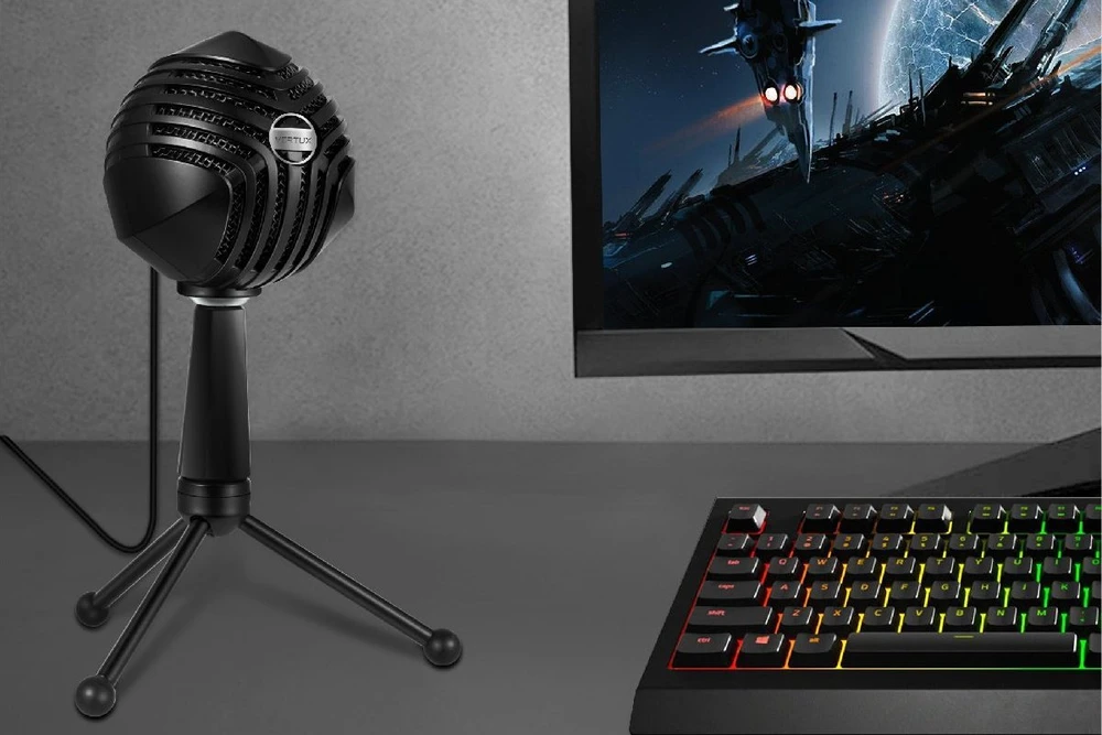VERTUX Sphere Professional skaitmeninis mikrofonas PC / PS4 / PS5