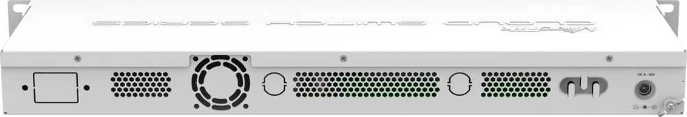 Šakotuvas Mikrotik CSS326-24G-2S+RM tinklo komutatorius Valdomas Gigabit Ethernet (10/100/1000) Maitinimas per Eternetą (PoE) 1U Balta