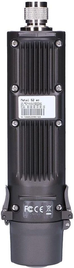 MIKROTIK MT RBMetalG-52SHPacn MikroTik Metal 52 AC L4, 2.4/5GHz 802.11a/b/g/n/ac, 31dBm, Industrial metal case