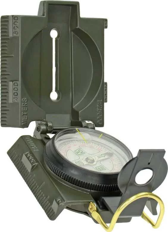 Mil-Tec US Busol su apšvietimu Metalas, alyvuogių